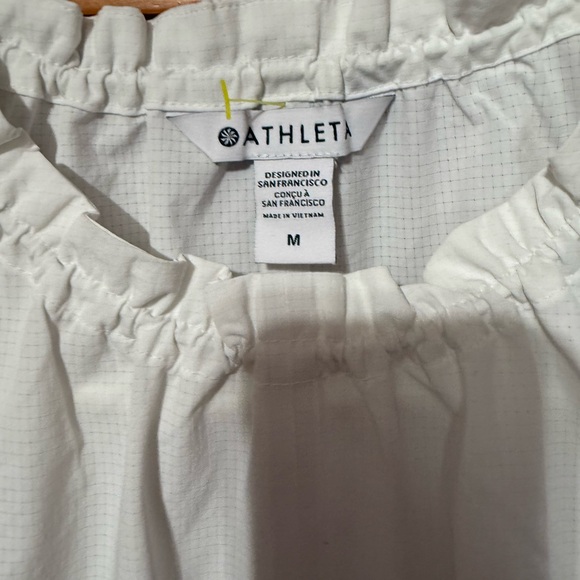 Athleta Sleeveless White Top – Size M – NWT - Picture 2 of 4